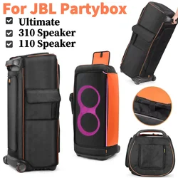 Dust Case Nylon Fabric Protective Dust Cover with Side Storage Pocket Speaker Case Slip Sleeve for JBL Partybox Ultimate Speaker