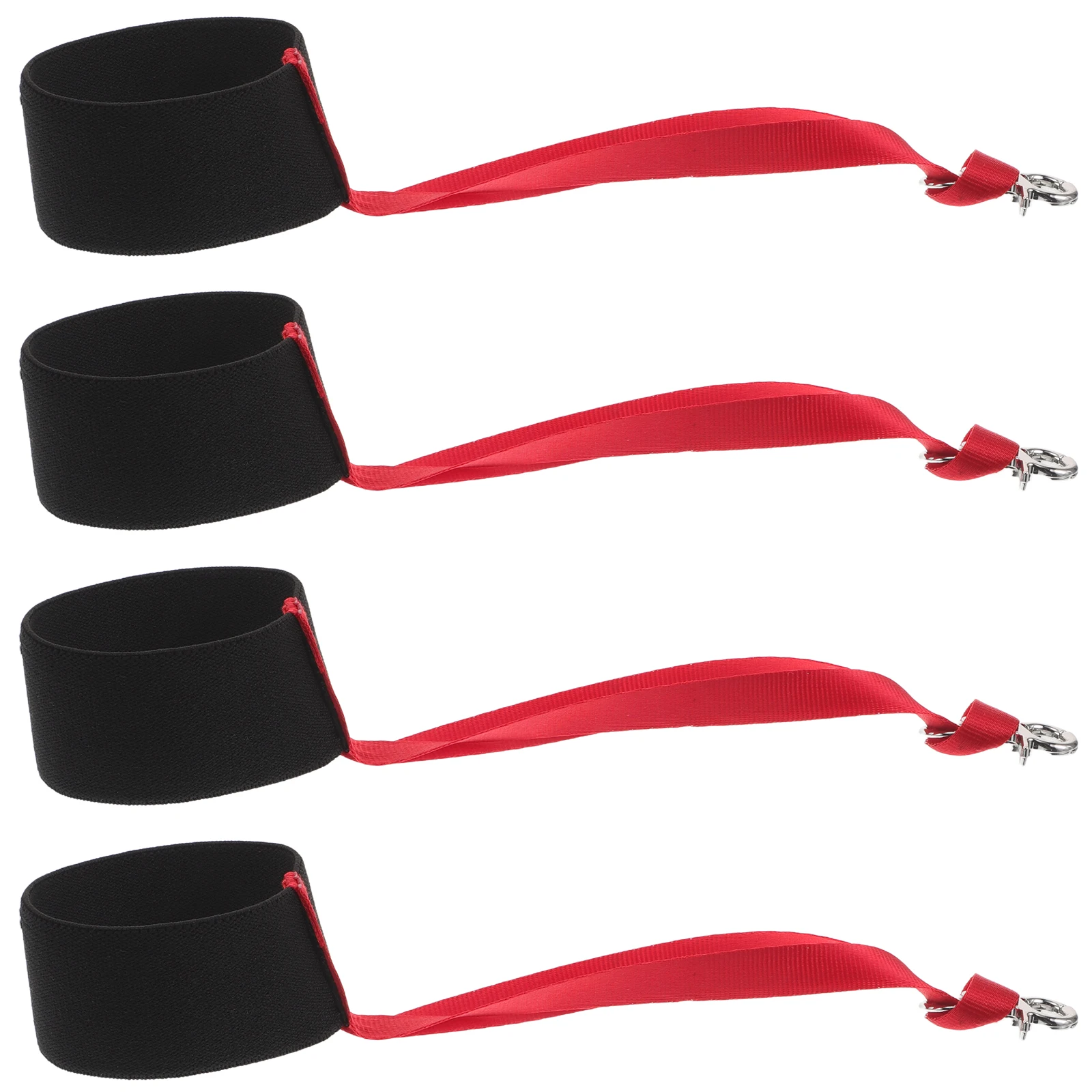 

4pcs Wrist Straps Elastic Leash Metal Lanyard Holder String For Gloves Safety Snowboard Gloves Accessories Keeper Hand