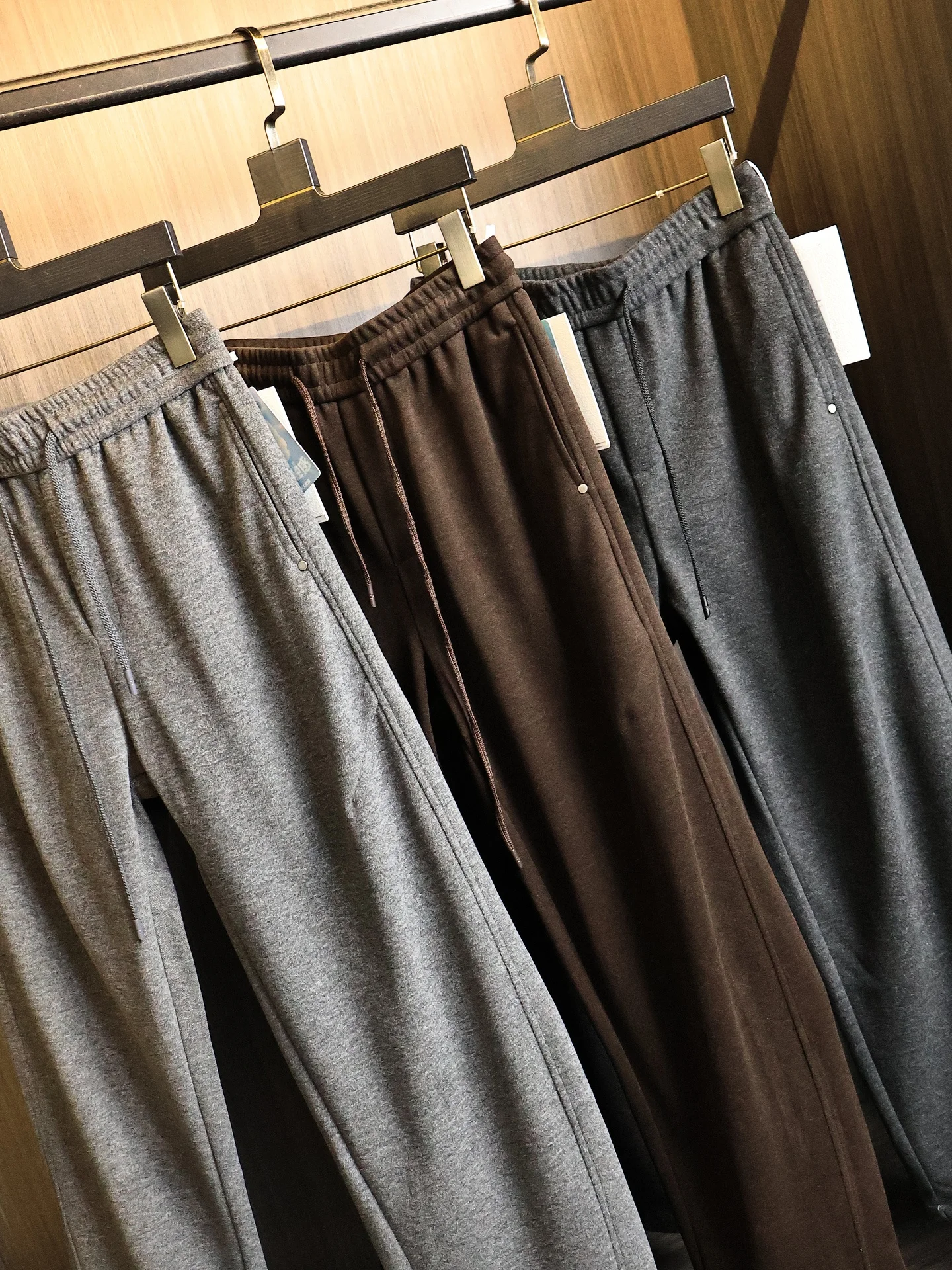 Cloud Soft Heavyweight Men's Casual Pants Loose Fit Casual Wear Polyester Lycra Blend Knife  Silhouette Breathable