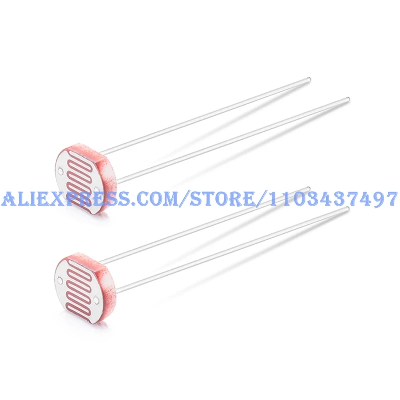 Fotoresistor para Arduino, LDR Foto Luz, resistor sensível, fotoresistor fotoelétrico, 5528, GL5528, 5537, 5506, 5516, 5539, 5549, 50pcs por lote