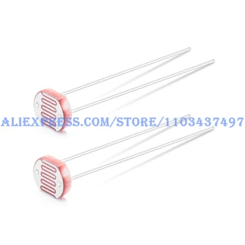 10/20 adet/grup photoresistor GL5506 GL5516 GL5528 GL5537 GL5539 GL5547 GL5549 LDR işık algılama anahtarı sensörü DIY