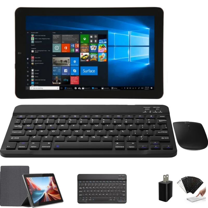 C23นิ้ว Windows 10แท็บเล็ต PC เชอร์รี่ Z8300 64บิตแรม2GB รอม32GB 1366x768หน้าจอ IPS 6600mAh USB 3.0 Quad Core