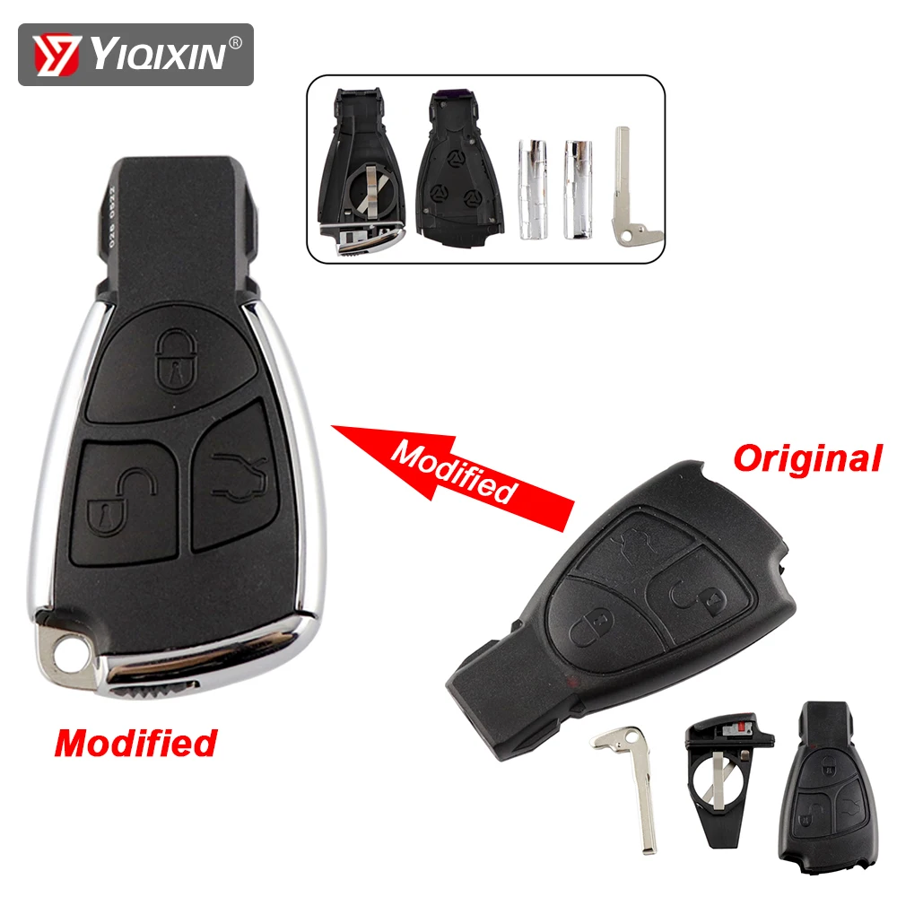 

Чехол YIQIXIN Smart Remote Car Key Shell для Mercedes Benz B C E ML CLS CLK CLA CL SL W211 W210 W212 W203 W204 W205 без логотипа