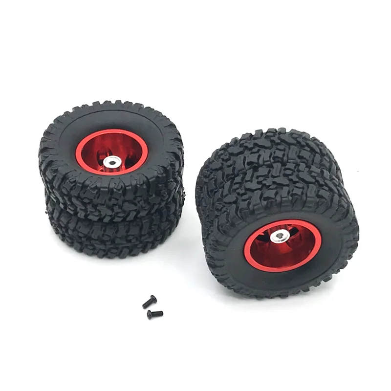 

Used For WPL C14 C24 C34 C44 B14 B16 B24 B36 HengLong FeiYu JJRC RC Car Parts Upgrade Metal Dual Wheel Hub Tires