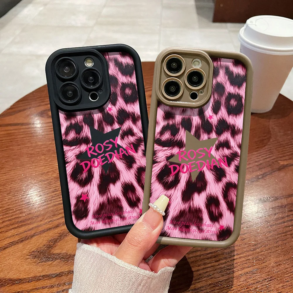 Moda Pembe Leopar Desenli Tele - Phone Cases Leopard Print incelemesi ve fiyatı