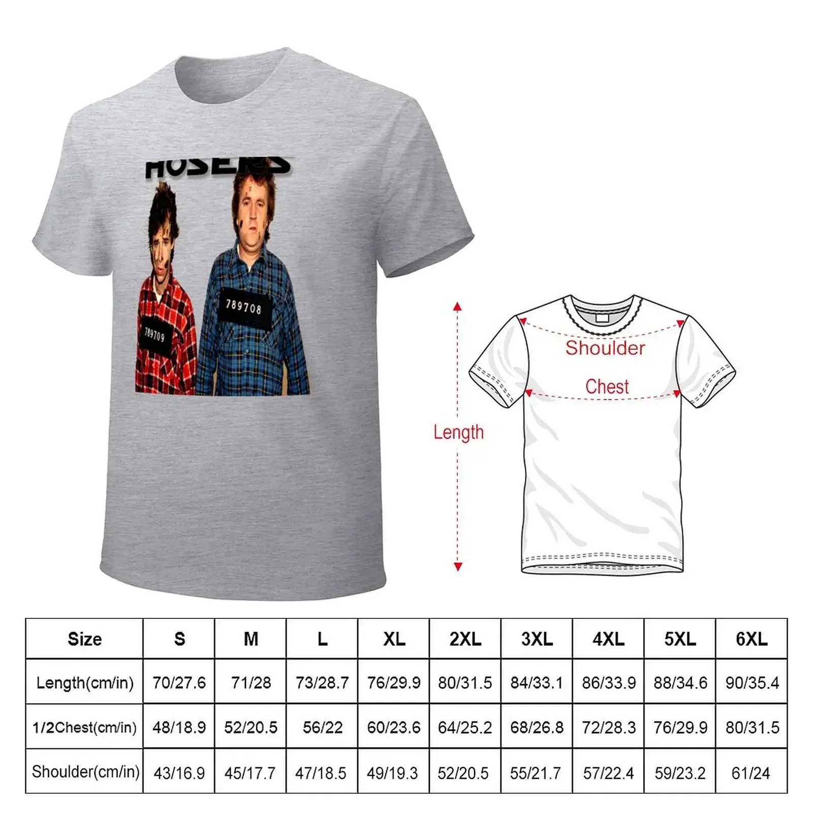 Bob and Doug McKenzie - Hosers Mugshot ! Canadian Popular Retro Comedy T-Shirt cute clothes cute tops mens t shirts pack