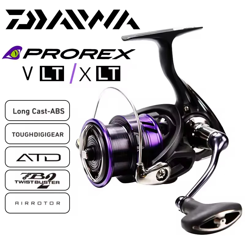 DAIWA Prorex LT Jigging Reel 2500XH 3000C 4000C Max Drag 12kg 6BB Boat Saltwater Wheel Metal Spool Spinning Fishing Stream River