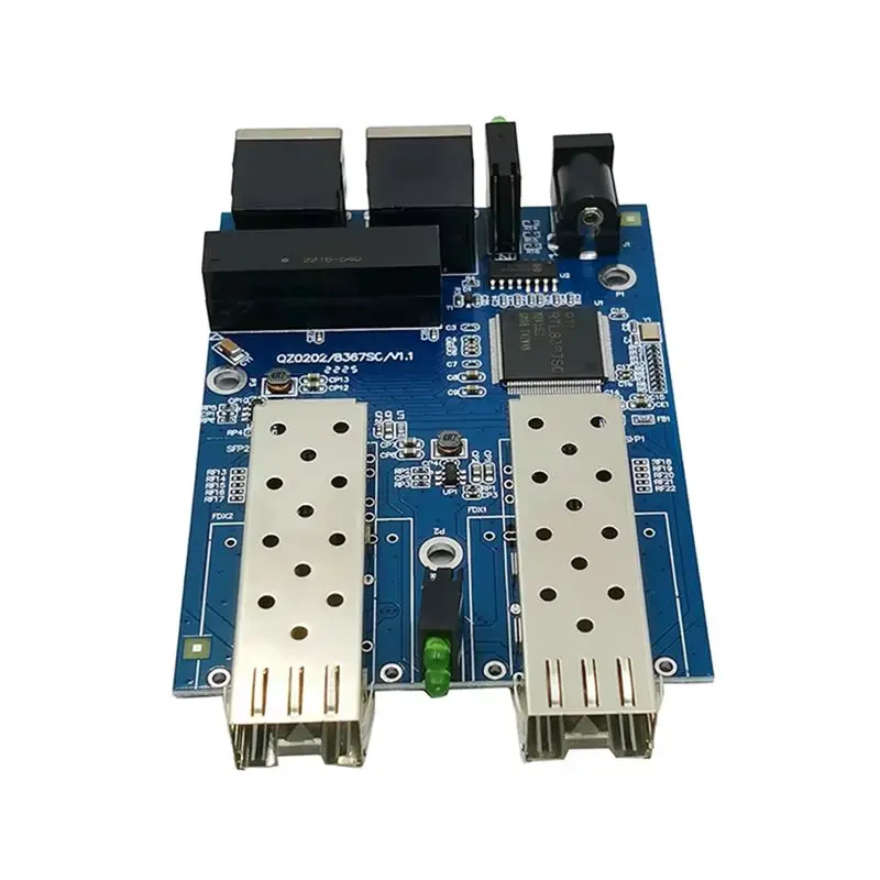 elect-ギガビットイーサネット光ファイバースイッチ-2rj45-utp-2sfp-光ファイバー-ギガビット光メディアコンバーター-2sc-2rj45-イーサネット-10-100-1000m