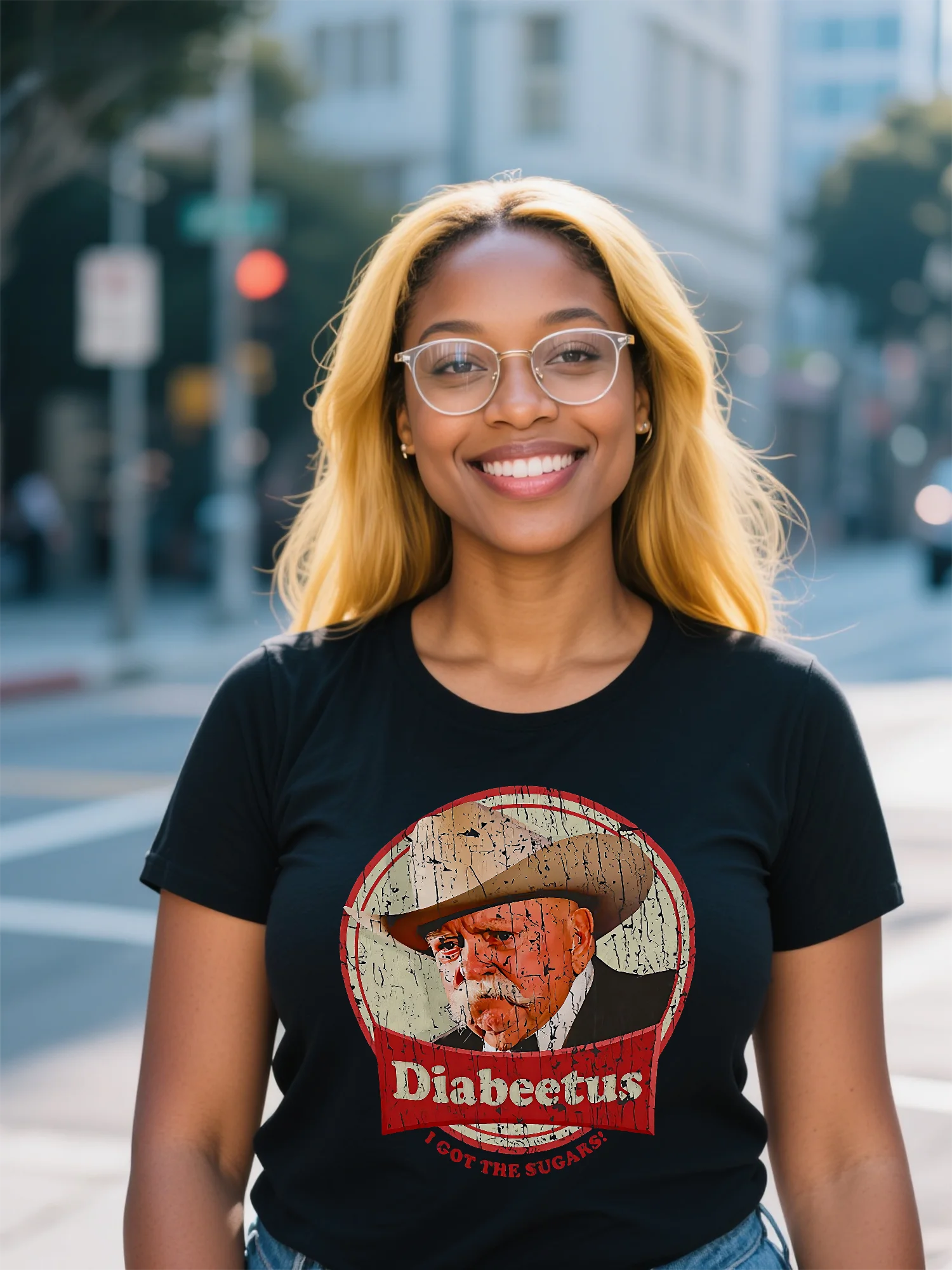 

Женская черная футболка премиум-класса с камуфляжным принтом High Street и необработанным краем, тяжелый вес, 280 г, органический хлопок