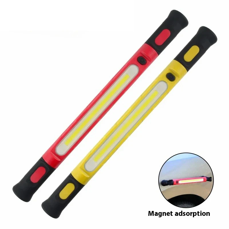 C2 Large Super Bright Magnetic Work Light Built-In Rechargeable Battery Underhood Work Lamp Bar For Car Repair Outdoor Lighting