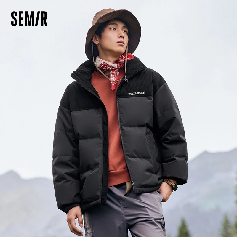 Semir Down Jacket Men 2023 Winter New Oversize Fashion Trendy Comfortable Warm Jacket