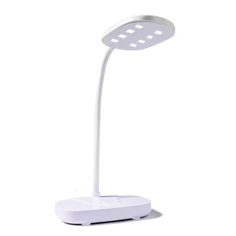 Lampada per unghie da tavolo a LED 1PC alimentata tramite USB Asciugacapelli UV ad asciugatura rapida Lampada da forno pieghevole per la cura delle unghie della fototerapia