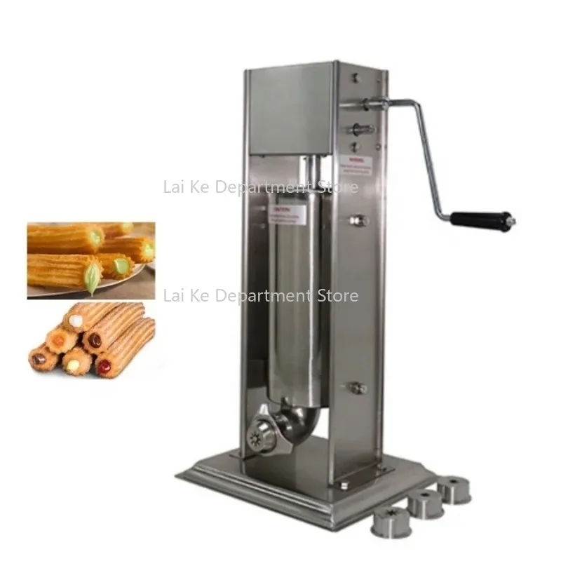 Máquina Manual para hacer Churros y Tulumba de 10L para uso en panadería, para incrustar Churros y Tamale, hecha de leche y harina
