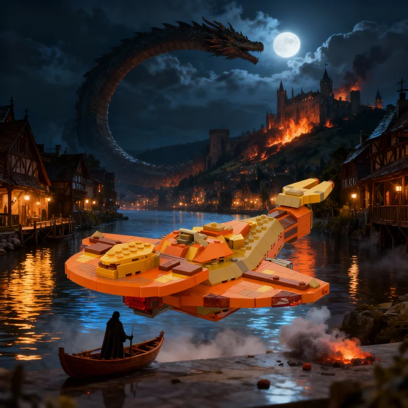 

699pcs MOC Star Trek Cardassian Warship Space Model Building Blocks Creative Display Gift Collectible Decor Kids Premium Adult