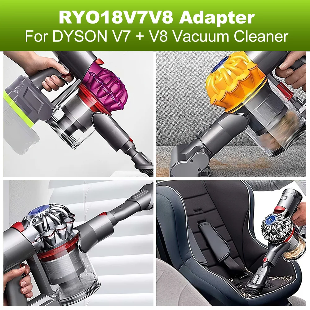 Battery Adapter Converter for Ryobi 18V Lithium Battery to Replace for Dyson V7 V8 Vacuum Cleaner