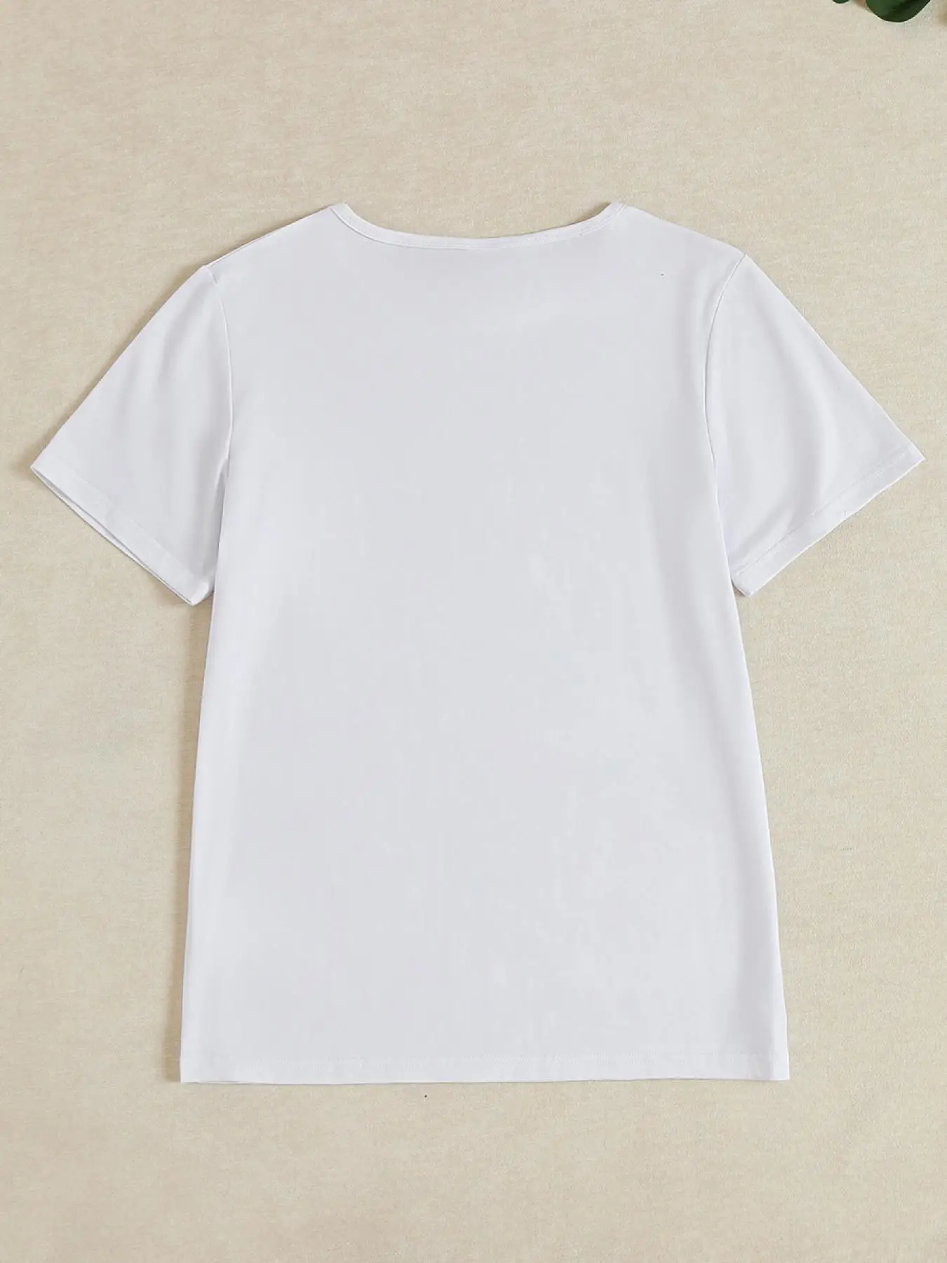 T-shirt casual da donna a maniche corte con design a cuore con cuciture - Girocollo, elastica e leggera, perfetta per la primavera/estate