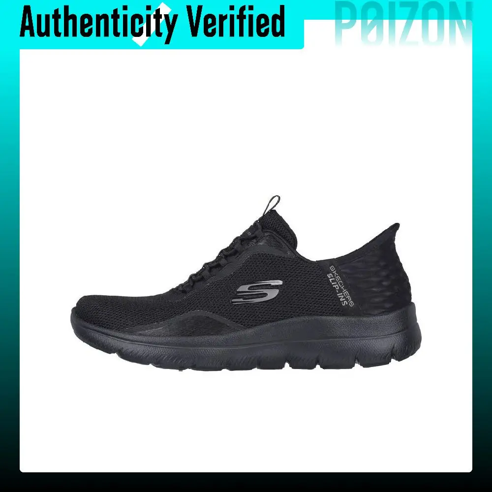 Skechers Slip ins Comfortable Low top Casual Shoes Women's Black 150118-BBK