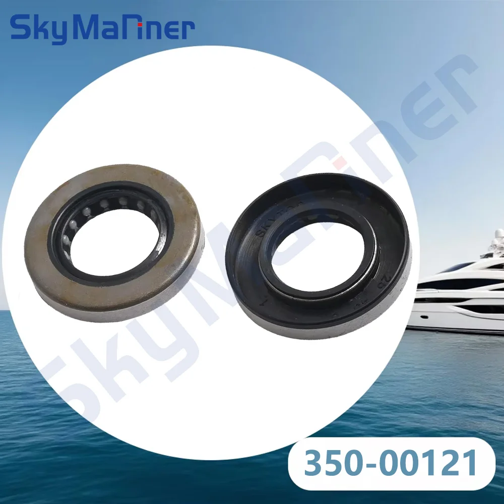 Retén de aceite de 25x45x8MM 350-00121-0 para motor fueraborda Tohatsu MS 9.9HP 15HP 18HP 2T, reemplaza el retén del cilindro del motor de barco 350-00121