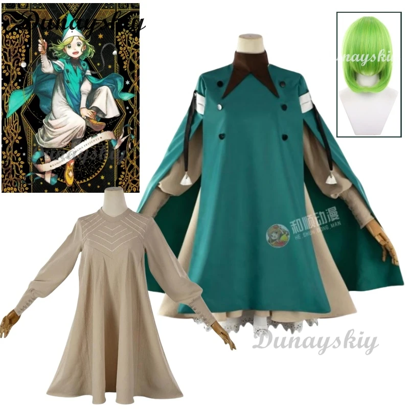 

Anime Witch Hat Atelier Coco Richeh Cosplay Costume Wig Hat Tetia Qifrey's Atelier Apprentice Robes Halloween Party Women Men