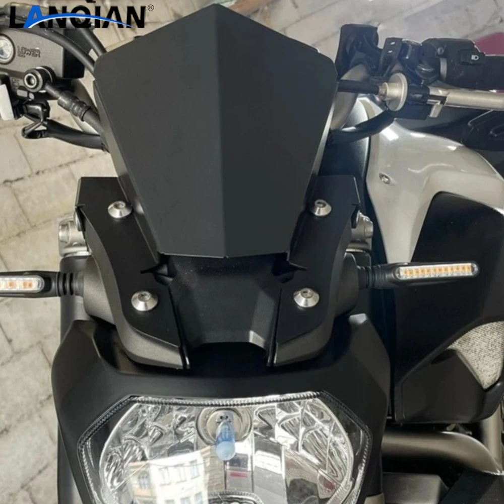 

MT-07 FZ07 Windscreen For YAMAHA MT07 MT 07 FZ-07 FZ 07 2014 2015 2016 2017 Motorcycle Accessories Windshield Wind Deflector