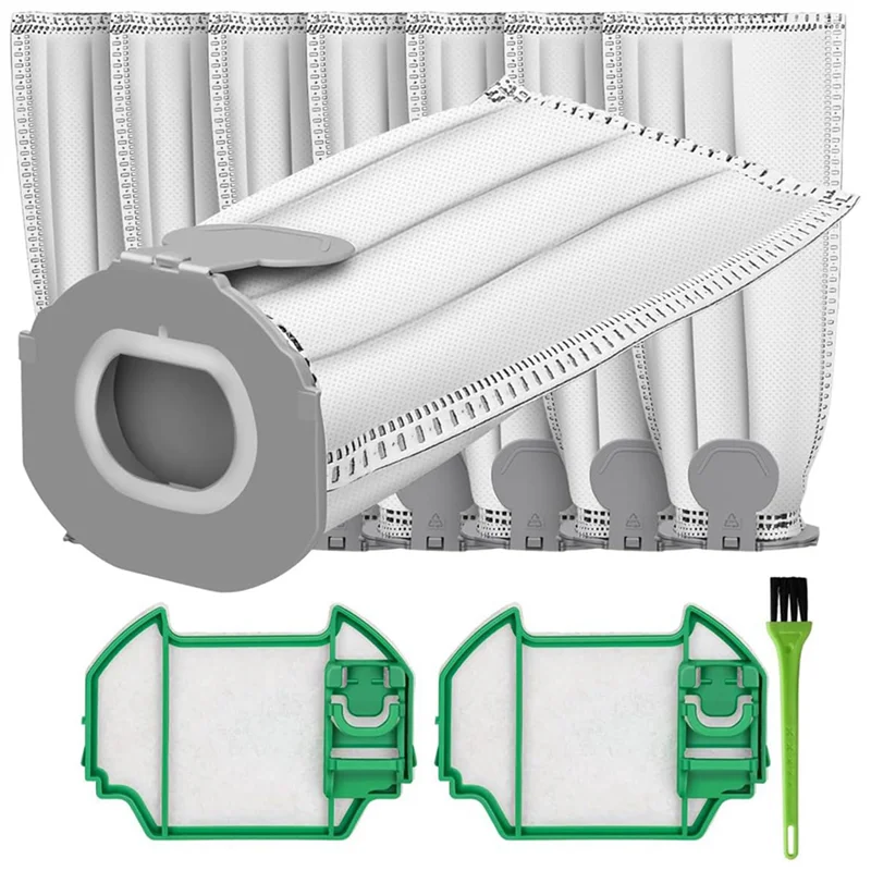 

ABRW-16 Vacuum Cleaner Bags For Vorwerk Kobold FP7 VK7 Cordless Vacuum Cleaner With 4 Motor Protection Filters