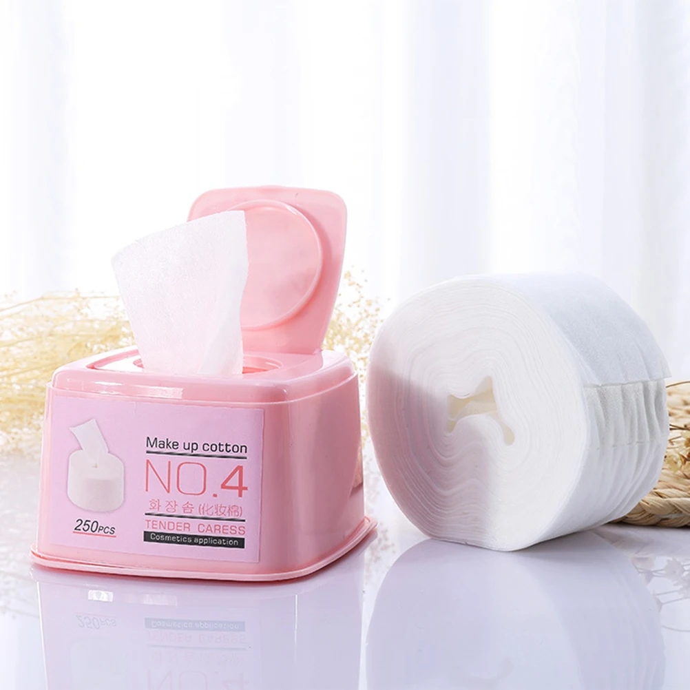 

2pcs Cotton Pads Pcs Facial Makeup Removal Ultra Thin Non Woven Skin Extracted Cotton Pad Friendly Portable