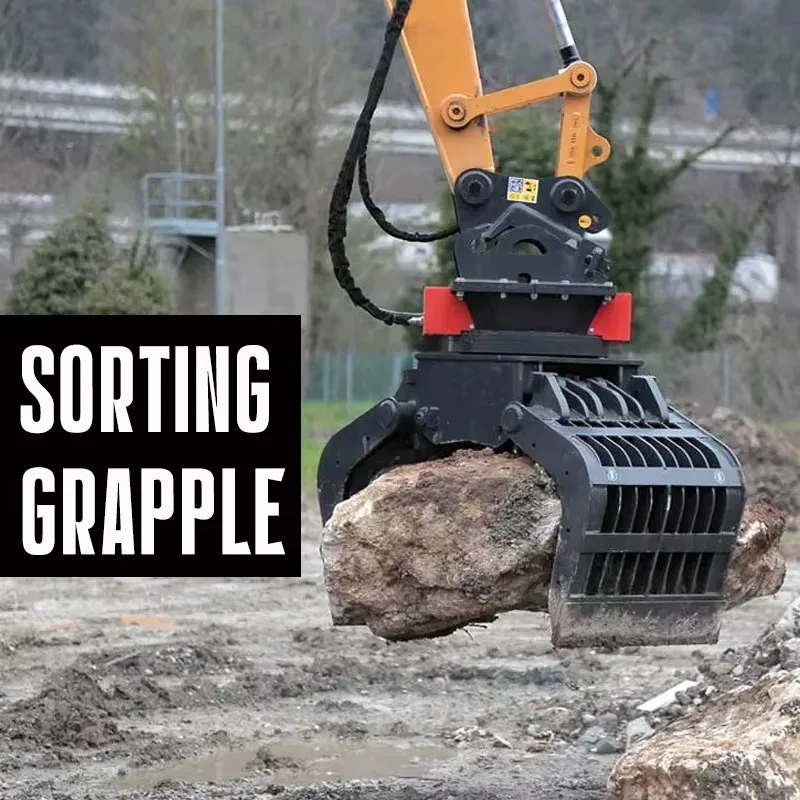Excavator Grab Attachments Sorting Grab Excavator Attachment