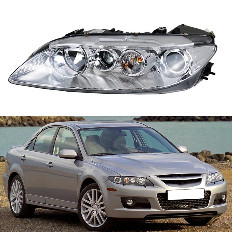 Car Accessories Front Headlamp Light Assy Halogen For Mazda 6 GG  Atenza  2002-2015 Auto Front Bumper Head Lamp Headlamp