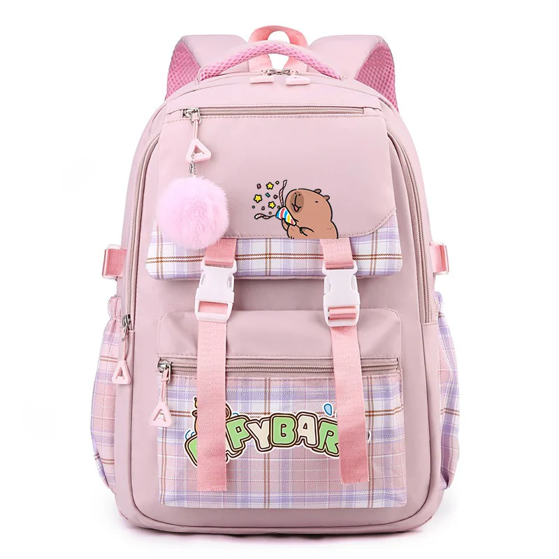 Waterproof Kids Girls Backpack Large Capacity School Bag Elementary Primary Middle School Student Book Bag Practical Versatile