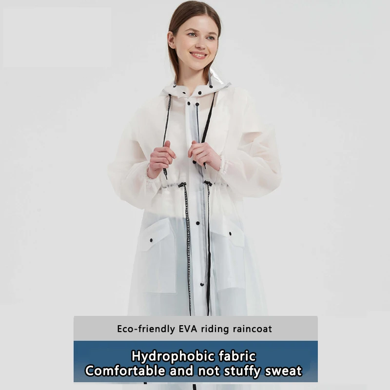 Unisex Adult E-bike Rain Poncho - Single Long Full Body Mackintosh, Wholesale Storm Rain Coat