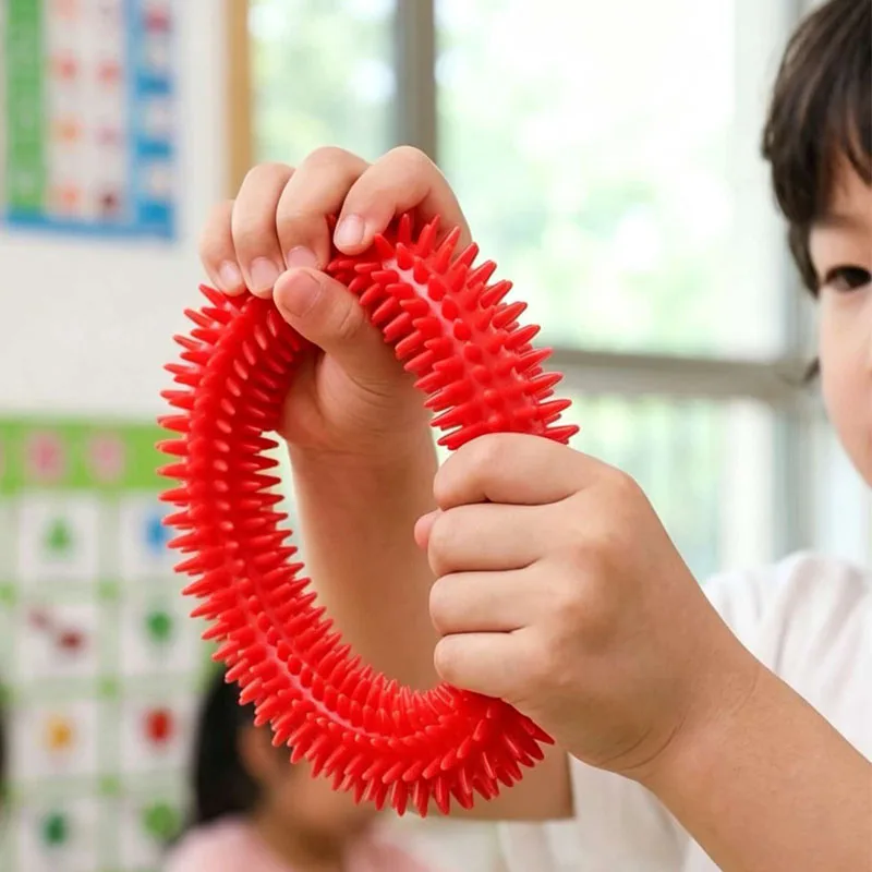 Acupressure Bracelet Spiky Message Ring Sensory Fidget Calm Down Focus Stress Relief Toys For Anxiety ADHD Kids & Adults