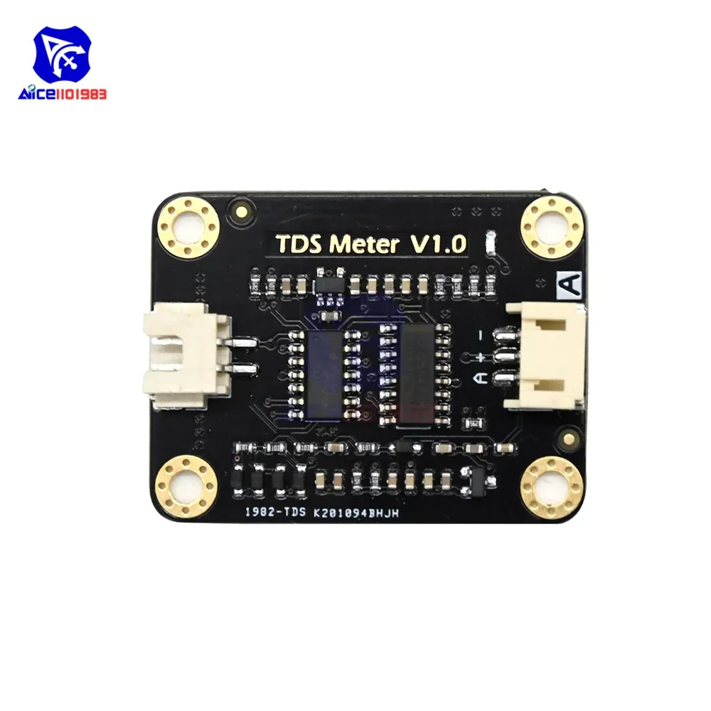 diymore TDS Meter Probe Water Quality Monitoring V1 Sensor Module with XH2.54-3Pin Jumper Wire Connector for Arduino