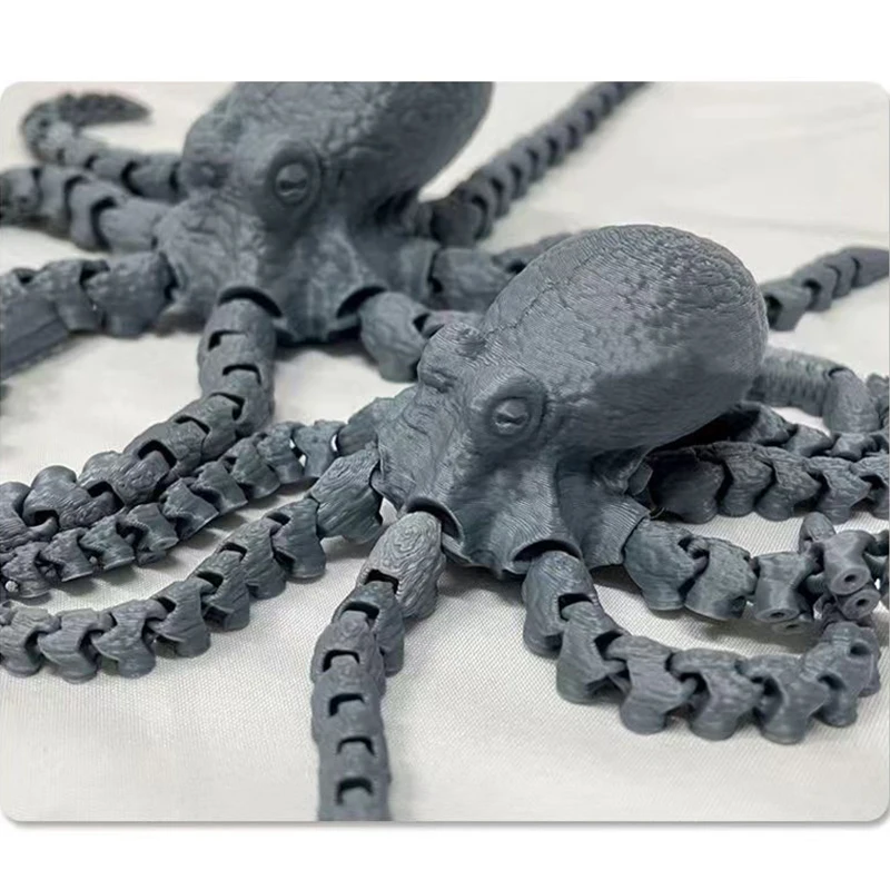 3D Printed Octopus Model Simulation, Creative Hand Gift, Octopus Decoration, Fish Tank Landscaping Jewelry