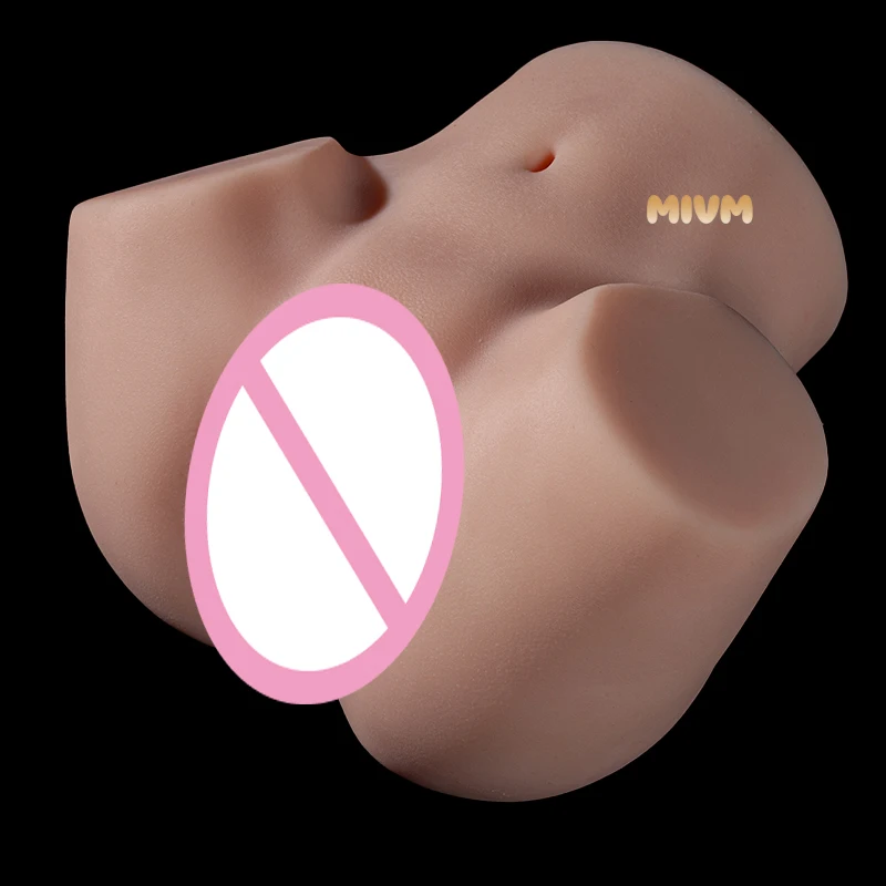MIVM TPE Hip Model Male Masturbation Sex Toy Anal Vaginal Insertion Male Masturbation Cup Adult Fun Torso Doll 18+ - view 3