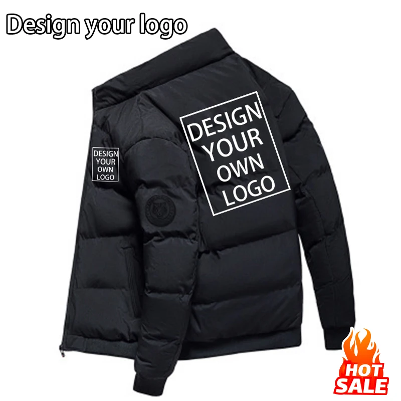 

Customized Men's Jacket Winter Padded Thick Casual Warmth Outdoor Sports Men's Parka S-5XL