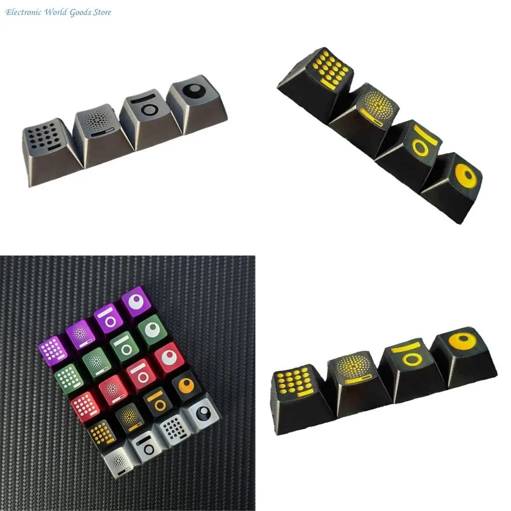 A3PD Enamel Finished Aluminum Keycaps for Mechanical Keyboards Suitable for Various Applications 1PC Keycap Only