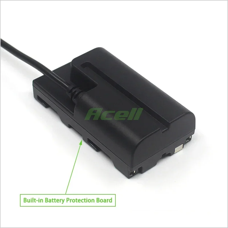 Imitacja baterii np-f DC d-tap łącznik do monitorów/świateł/lamp wymień SONY DK-415 NP-F970 F960 F770 F750 F550 bateria