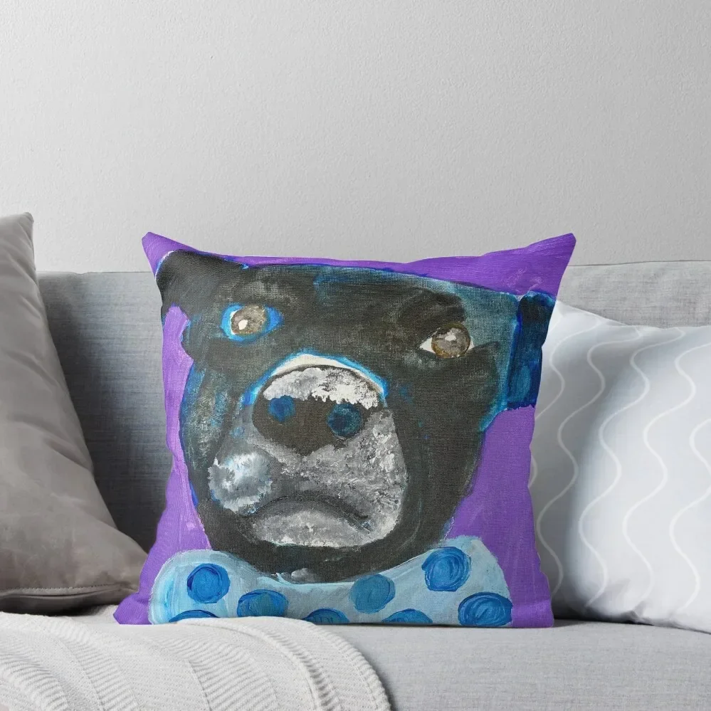 

Polka Dot Pup Throw Pillow Cushion Child christmas cushions covers christmas ornaments 2025 pillow cover christmas pillow