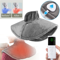 Electric Heating Shawl Heated Pad for Neck Shoulder Back Joint Muscle Soreness Relax Relieve Hot Compress Temperature Controller
