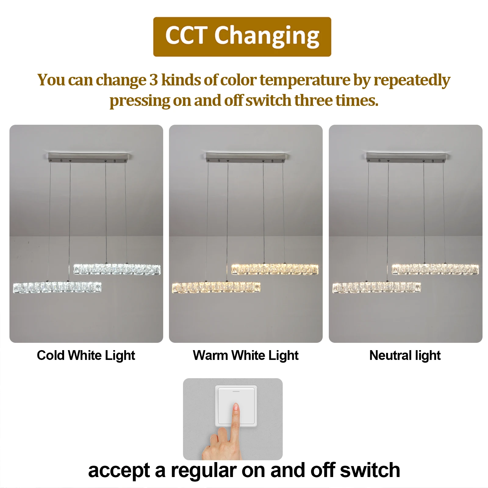 Modern Pendant Light Luxury Crystal Led Chandelier Ceiling Lamp Nordic Hanging Lustre Fixture Living Kitchen Island Hotel Decor