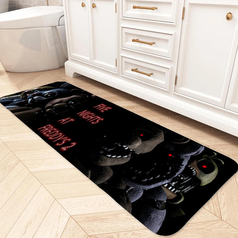 Porch Foot Mat Non-slip D-Five D-Nights at D-Freddy´s Corridor Carpet for Kitchen Slip-resistant Hallway Entrance Door Doormat