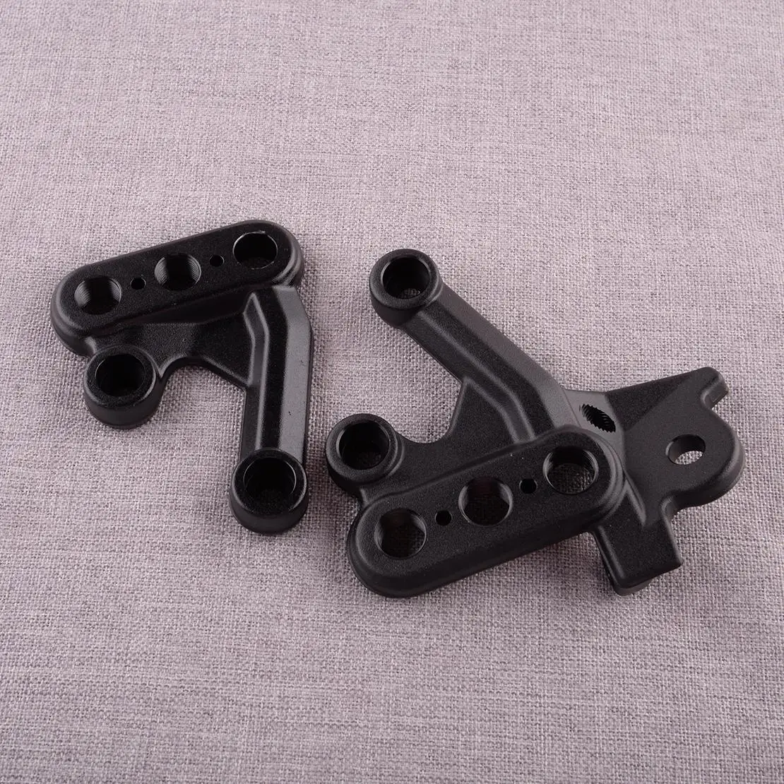 

New 1 Pair Motorcycle Left Right Foot Peg Bracket Billet Pedal Brace Accessories Black Fit For Sur-Ron Light Bee S X