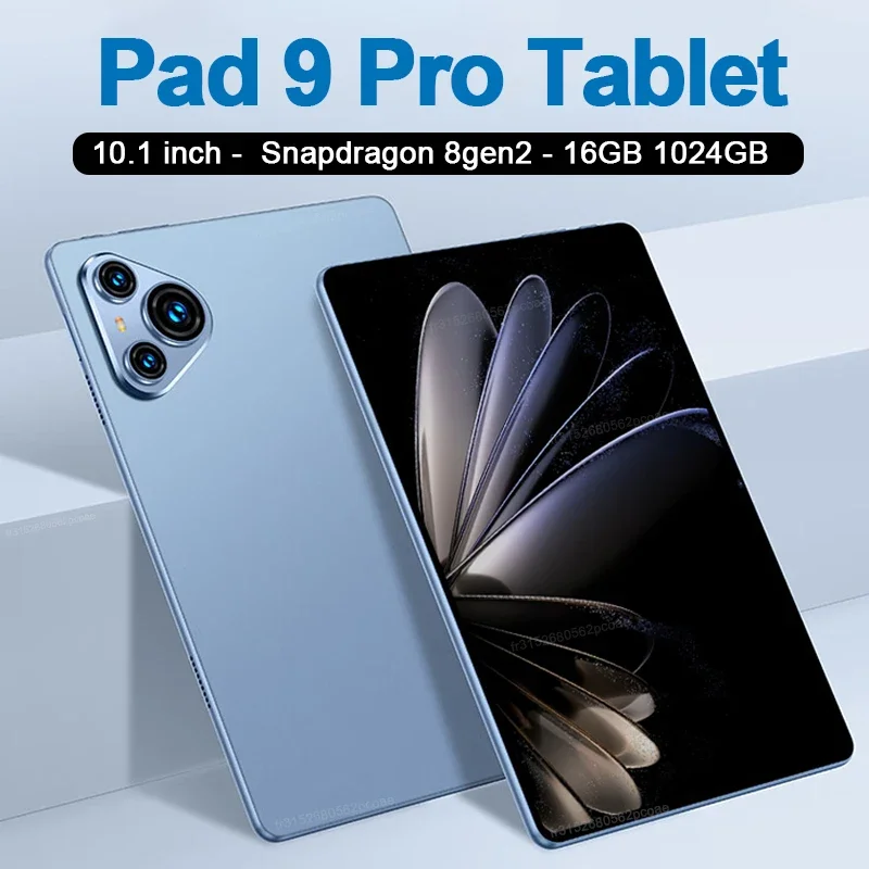 

Original Pad 9 Pro Tablet 10.1 inch Android 13 Snapdragon 8gen2 Xioami Global 16GB+1024GB 10000mah 5G Dual SIM WIFI HD Screen