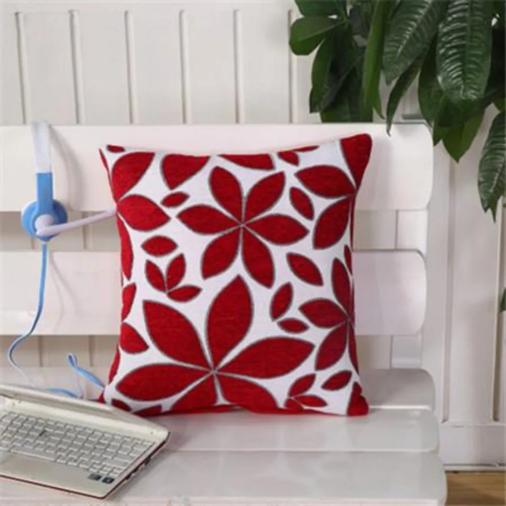 CIFBUY Luxury Chenille Cushion Cover Decorative Throw Pillow Case for Sofa Chair Home Textiles