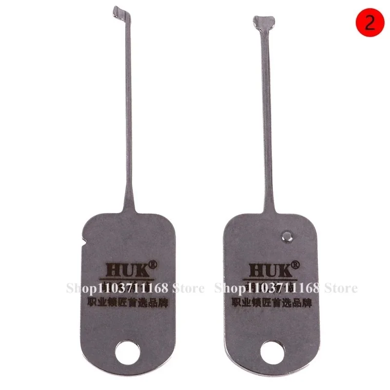 Lock HUK Locksmith SET Practice Repair Tools Master Keys Replacement Skeleton Lock Set Multiple Shapes Picking Emergency Tool