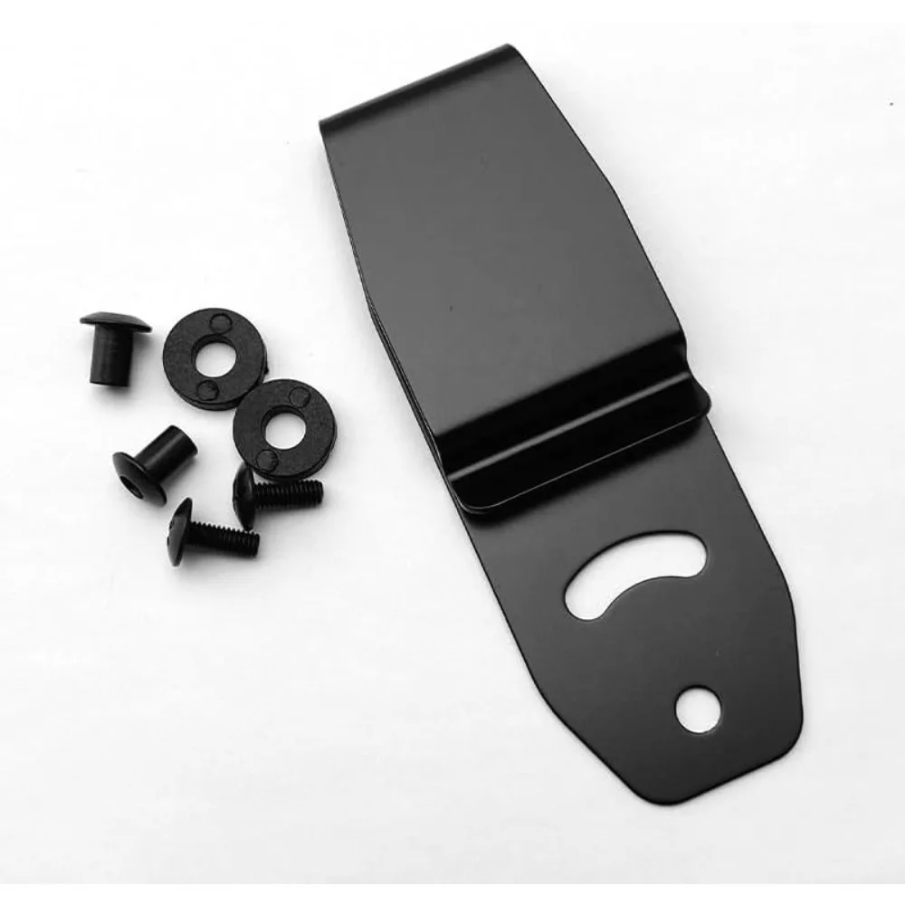 DIY Friendly Kydex Holster Clips, Quick Attach Non-Slip Back Clips for Sheaths & Outdoor Gear Accessories