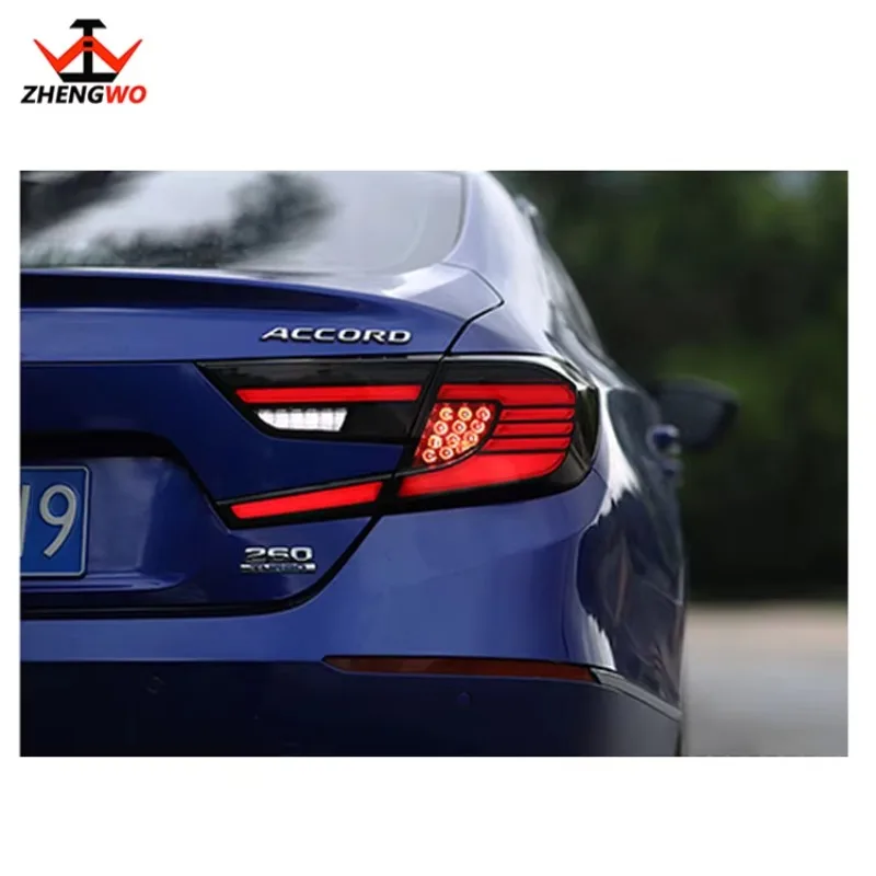 

ZHENGWO Modified Led Tail Lamp For Honda Accord 2018-2021 Year Plug & Play Dynamic Rear Lights, Pair