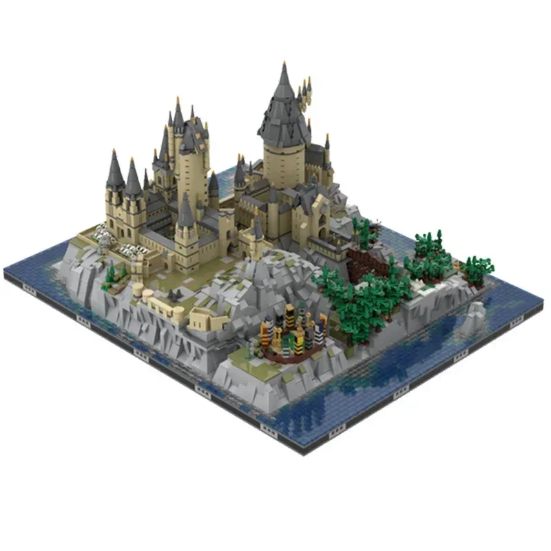 City Street View รุ่น Moc อาคารอิฐ Micropolis ปราสาทเทคโนโลยี Modular Blocks ของขวัญของเล่นคริสต์มาส DIY ชุดประกอบ