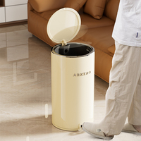 8L 20L Sealed Step Trash Can Metal Dual Bucket High Capacity for Kitchen Bathroom Bedroom
