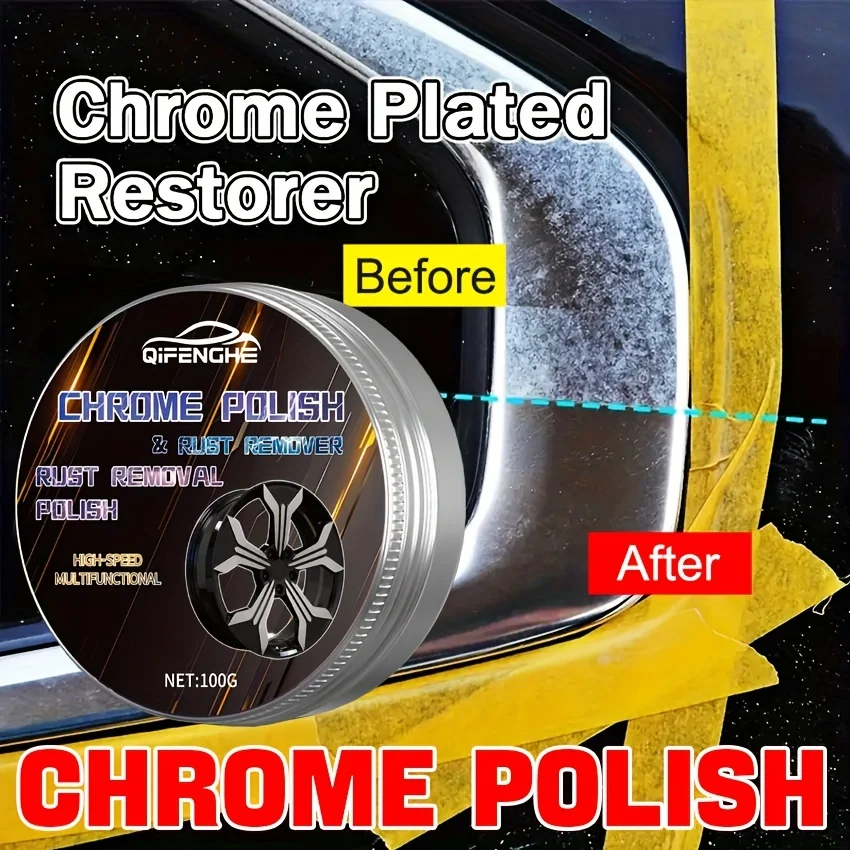 Automotive Chrome-Plated Rust Removal Polishing Paste: High-Speed, Multi-Functional, Long-Lasting Metal Surface Gloss Protection